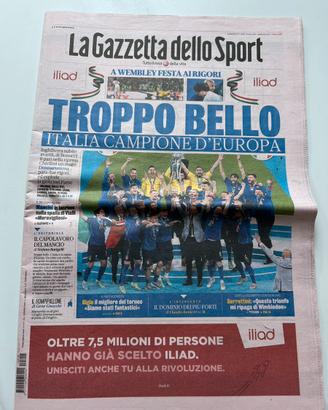 “ITALIA CAMPIONE D’EUROPA”
