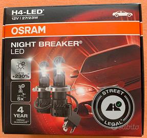 Luci Led H4 omologate anabbagliante e abbagliante