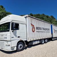 DAF XF 105.460 SSC EURO 5 6x2 CENTINATO + BIGA