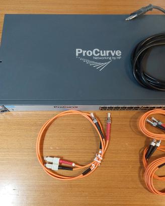 Switch 10/100 +4 gigabit+fibra HP ProCurve 2610-24