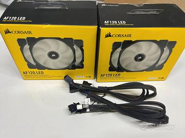 Ventole Corsair AF120 LED bianche + cavi PWM