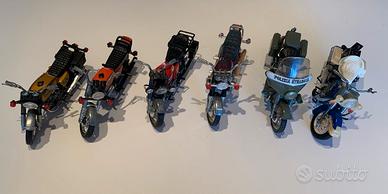 Lotto modellini motociclette Politoys scala 1:15
