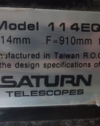 Telescopio Saturn by MEADE made in Taiwan