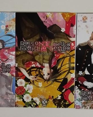Manga Shoujo Racconti della famiglia Tendo Vol 1-3