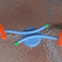 LAMPADARIO CAMERETTA 2 LUCI LED