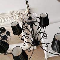 coppia lampadari barocco moderno 6 luci 