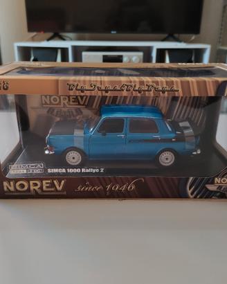 modellino 1 18 norev Simca 1000 rally 2