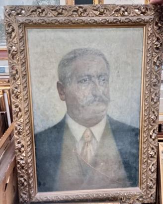 Cesare Tropea dipinto ritratto olio su tela 