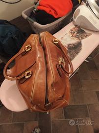 borsone vintage marrone