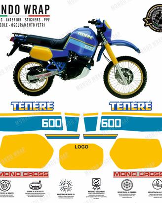 Adesivi compatibili con moto XT 600 Z TENERE 1VJ