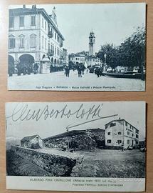 2 cartoline Pallanza annullo Locarno Arona
