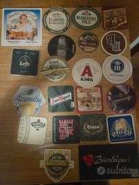 Lotto 81 sottobicchieri da birra in cartone – Belg