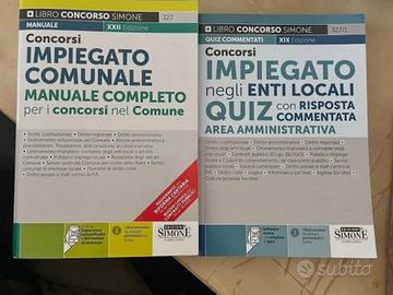 LIBRI CONCORSO COMUNE ENTI LOCALI CONCORSI SIMONE