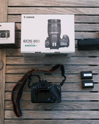Reflex Canon EOS 80D + 50mm f/1.8 STM
