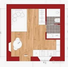 Ampio monolocale arredato - 50 mq