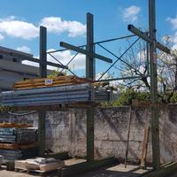Scaffalatura Cantilever verde H 4800 mm