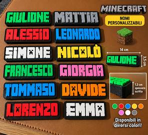 Nome personalizzato in stile minecraft