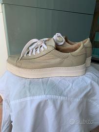 Scarpe casual Un Lace 100% pelle, grigio, Tg 37