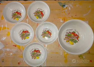 Servizio da pesce con zuppiera