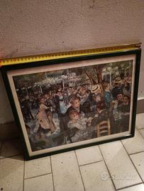 Quadro stampa con cornice Renoir - bal au mulin de