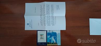 Francobollo 18 anni blu
