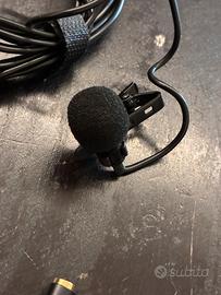 Microfono lav con clip e type C