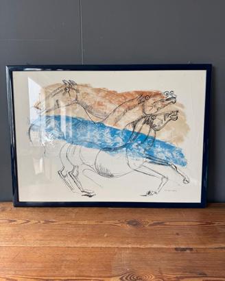Litografia Bruno Cassinari