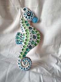 Cavalluccio marino ceramica artistica vintage
