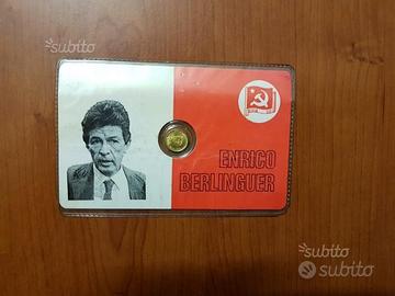 Tessera PCI Enrico Berlinguer