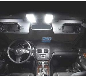 KIT 12 LAMPADE LED INTERNE PER MERCEDES CLASSE E W
