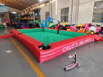 Calcio biliardo gioco gonfibile 7,8x4,8 in pvc