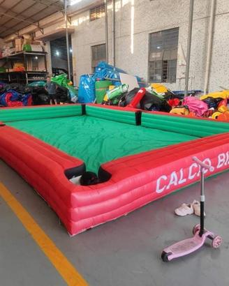 Calcio biliardo gioco gonfibile 7,8x4,8 in pvc