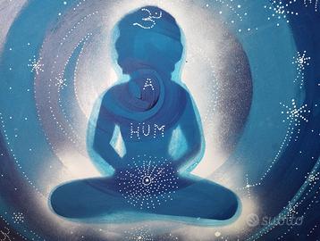 Dipinto su legno "Illuminazione"