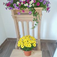  vari oggetti epoca - inginocchiatoio, zangola ecc