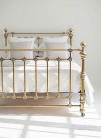 Struttura letto vittoriana in ottone