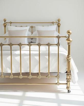 Struttura letto vittoriana in ottone