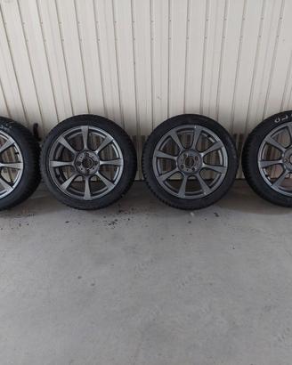 cerchi fiat 500 abarth con gomme invernali 