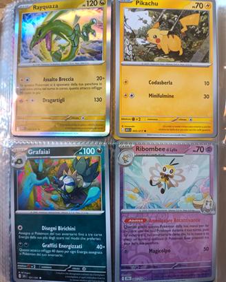 carte Pokemon collezione 