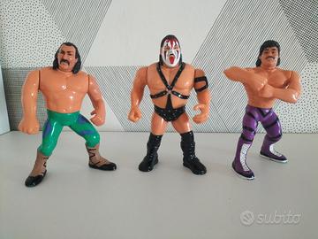 3 action figures Hasbro Wrestling WWF Anni 90