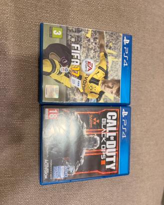 Fifa 17 & call of duty PS4