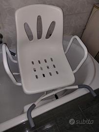 sedia girevole per vasca da bagno