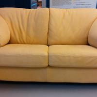 DIVANO IN VERA PELLE NABUK EXPO' L170XP90cm