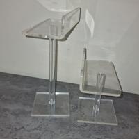 set espositori in plexiglas 