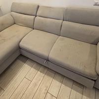Divano letto con penisola
