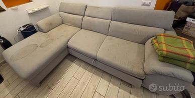 Divano letto con penisola