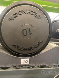 Manubri Technogym coppia da 10 kg