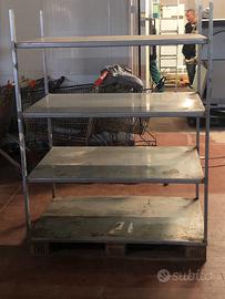 Scaffale EPAL in INOX