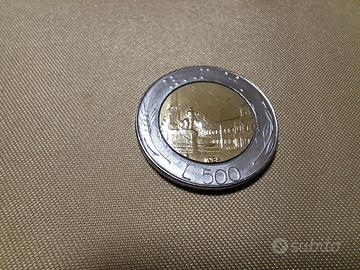 500 lire "Bimetallica" (1988)
