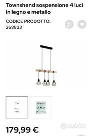 Lampadario Industriale