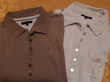 2 t-shirt polo - TOMMY HILFIGER - Tg S ORIGINALI